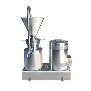 Hot selling stainless steel spiral feeding colloid mill for chili sauce seafood sauce making machine