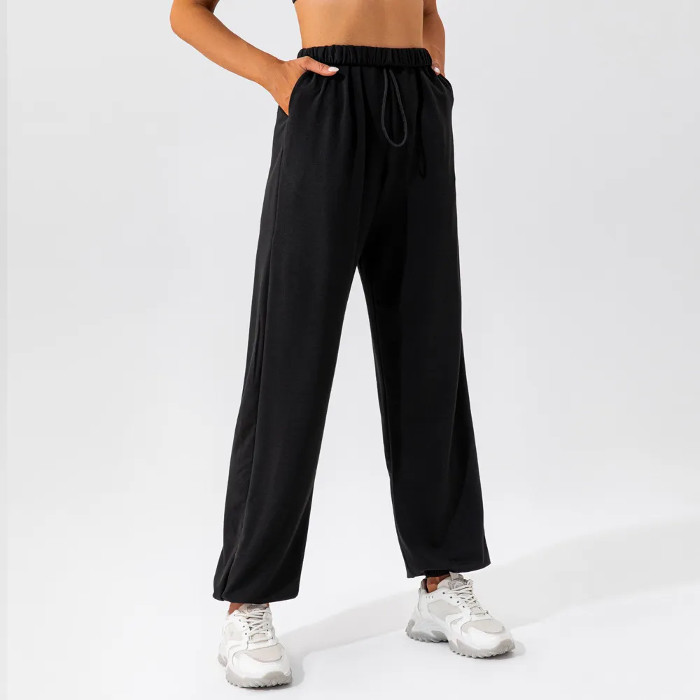 Gute Qualität Seiten taschen Damen Custom Logo Großhandel Plain Frauen Fitness Running Sweat Jogger Pants