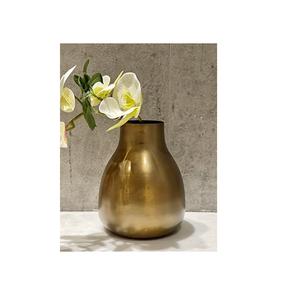 Florero de Metal decorativo martillado de oro único para el interior del hogar y el suelo exterior y la Mesa decorar florero de gran venta - Product Image 5