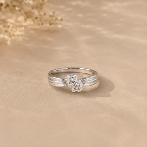 Anillo de Doble Corazón con Baño de Oro de 18K, Estilo Hip-Hop, con Piedras Preciosas, para Mujer - Product Image 2