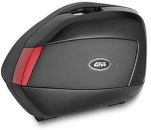 V35 Par de carcasas laterales de tecnología negra con diseño en relieve y reflectores rojos Piezas de automóvil Código de artículo V35N Código de barras 297584 - Product Image 4