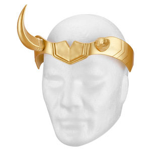 Personnalisé Halloween Golden Loki Casque <span class=keywords><strong>Super</strong></span> Héros Cosplay Prop Adultes Adolescents Film <span class=keywords><strong>Thor</strong></span> Masque Halloween Cosplay Bandeau Couronne - Product Image 3