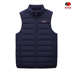 Gilet matelassé respirant imperméable anti-boulochage personnalisé Ryan Pro Gear pour hommes avec logo frontal, service OEM - Product Image 5