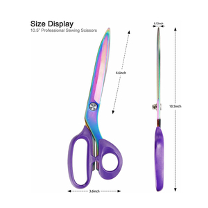 Ciseaux de coupe de tailleur en acier inoxydable robustes 2024 élégants avec revêtement en acier disponibles à la vente au Pakistan - Product Image 4