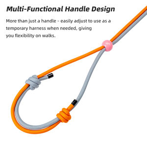 Correa <span class=keywords><strong>de</strong></span> Lujo 6 en 1 para Perro, Ajustable, <span class=keywords><strong>de</strong></span> 1.8 Metros, Cuerda <span class=keywords><strong>de</strong></span> Poliéster, Personalizada, Suave, Transpirable, Cómoda, con Clip Resistente y Sólido - Product Image 2