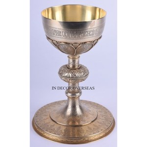 Gobelets en aluminium coulé d'aspect attrayant de haute qualité de créateur de fantaisie antique Barware Drinkware du fabricant indien - Product Image 6