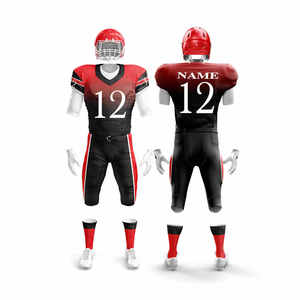 Hot Sale Customized American Football Uniform High Quality <b>Material</b> Comfortable Sports Training Football Wear With Custom Colors - Product Image 1
