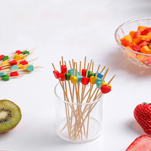 Paquete a Granel de Brochetas de Bambú para Cócteles - Antiadherentes y Fáciles de Limpiar, Multiusos para Fiestas, Decoración de Frutas y Alimentos - Product Image 1