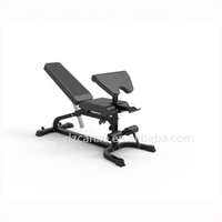 Banc de musculation multifonctionnel CANXU pour salle de sport, banc de presse réglable avec extension pour soulevé de cuisse, en tube d'acier
