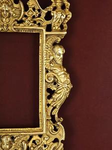 Royal Design Gold Finished Decorative <b>Photo</b> <b>Frame</b> Elegant Vintage Style Home Decor Gift Idea for Living Room and Office - Product Image 3