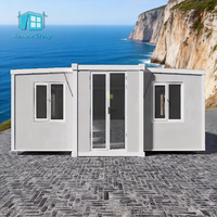 Maisons mobiles de luxe préfabriquées 2/3 chambres, conteneurs extensibles 20ft 30ft 40ft