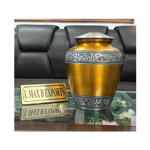 Meilleur prix Urne commémorative multicolore de qualité supérieure avec logo personnalisé Fournitures funéraires Urnes de crémation en aluminium pour adultes de l'Inde - Product Image 1