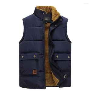 Chalecos para hombre, chaleco cálido, chaqueta sin mangas de doble cara, Invierno 2024, capucha de camuflaje, bolsillo, chaleco aislado de talla grande, otoño para hombre - Product Image 4