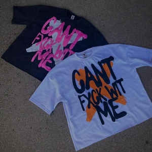 Camiseta de algodón con cuello de Color puro y logotipo personalizado con impresión Dtg de alta calidad y superventas - Product Image 4