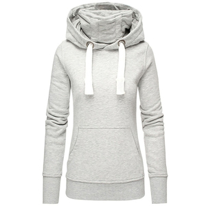 Sudaderas con Capucha de Algodón de 300g, Modelos Nuevos de Otoño Invierno, Logotipo Personalizable, Cuello con Capucha, Estampado, Ropa de Mujer Más Gruesa - Product Image 3