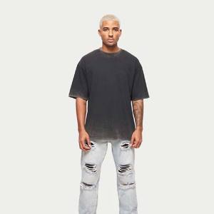 Nueva camiseta hecha a medida de alta calidad con lavado ácido al por mayor precio bajo estilo Hip Hop ecológico 100% algodón para hombres - Product Image 6