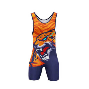 Vente en gros de maillots de lutte personnalisés pour hommes sublimation jeunes maillots de lutte décontractés personnalisés maillots de lutte - Product Image 2