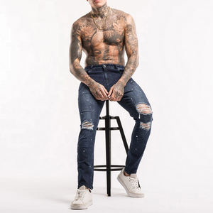 Best Wholesale High Quality Custom <b>Men</b> Denim <b>Jeans</b> / Wholesale Best Price Customized Logo <b>Men</b> Denim Pant - Product Image 5