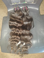 Extensiones de cabello humano virgen indio de alta calidad 100%, pelucas crudas, ondas rectas, rizadas, varias 8 28 pulgadas, encaje de cierre profundo