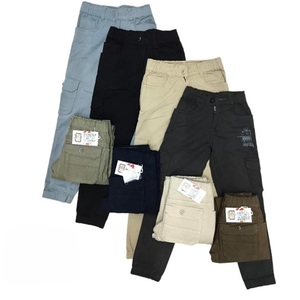 Salopette décontractée en tissu tricoté de qualité supérieure et durable pantalon décontracté de haute qualité pour garçons techniques lavées - Product Image 1