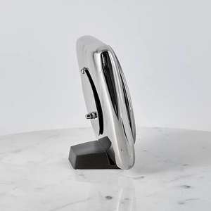 Reloj Despertador Decorativo de Aluminio Pulido Brillante para Escritorio de Oficina, Ideas de Regalos Promocionales Empresariales - Product Image 5