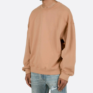 Sweat-shirt en molleton classique pour homme, 100% coton, style streetwear surdimensionné, option de logo personnalisé, vente en gros en vrac, approvisionnement direct en usine - Product Image 6