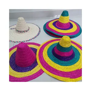 Высококачественная шляпа ручной работы из Вьетнама из морских водорослей | Пляжная Шляпа в мексиканском стиле