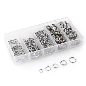 Anneaux de pêche durables en acier inoxydable de haute qualité, tailles assorties, anneaux de pêche robustes - Product Image 2