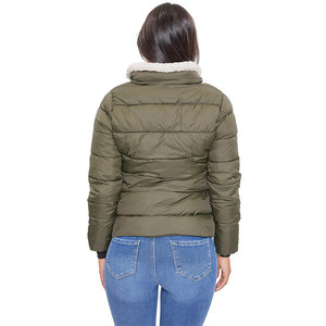 Wholesales Price Women <b>Winter</b> Short Padded Puffer <b>Coats</b> Jackets Outwear <b>Thick</b> Padding Puffer Jackets With Hood - Product Image 6