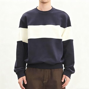 2025 personnalisé de haute qualité pull décontracté femmes coton polaire brodé col rond hiver sweats manches chauve-souris - Product Image 3