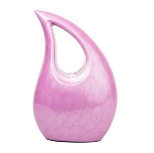 Purple <b>Enamel</b> Adult Aluminium Teardrop Cremation Urns Top Classic <b>Metal</b> Teardrop Design Ashes Urns - Product Image 1