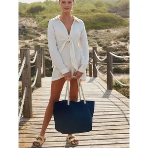 Summer Nautical <b>Beach</b> Tote Bag for Promotional Merchandise - Product Image 3