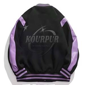 Precio al por mayor personalizado Varsity chaqueta Stand Collar Letterman chaqueta para los hombres de talla grande barato Pakistán Fabricación - Product Image 2