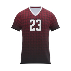 High Quality Stitched Quick Dry Fashion Sportswear Volleyball Jerseys Customized Sizes Solid-Color Volleyball Jerseys For Sale - Product Image 1