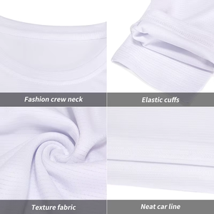 Sweatshirts à demi-fermeture éclair sportifs de haute qualité pour hommes T-shirt à manches longues imprimé de logo personnalisé de grande taille vente en gros de vêtements - Product Image 5