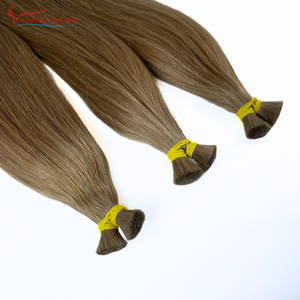 Cheveux colorés de très haute qualité Cheveux humains vietnamiens Couleur naturelle lisse en vrac sans produit chimique - Product Image 2