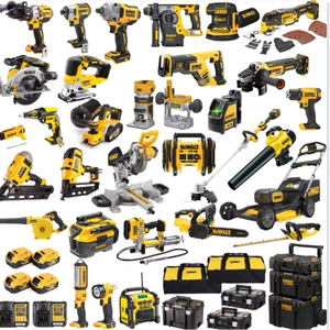 NUEVOS Kits Combinados Inalámbricos DeWalt de 20V Max con Iones de Litio, 34 Piezas - Product Image 1