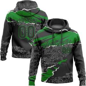 Sweat à capuche de baseball pour homme avec logo personnalisé, 100% coton, anti-froissement, vente en gros, pas cher, de haute qualité, brodé, polaire d'hiver - Product Image 2