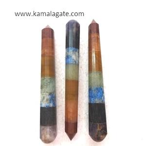 Varitas de masaje de cristal facetado de selenita Natural hechas a mano, artesanías de piedra semipreciosa para equilibrio de Chakra, piedras preciosas, estilo de amor - Product Image 3