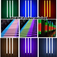 8 tubes LED par étui de vol 360 degrés à piles Tube LED Matrix Light avec contrôle Pixel Remote et Wifi Wireless App