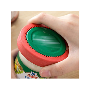 Ouvre-bouteille et ouvre-pot flexible en silicone antidérapant à 3 étapes - Product Image 4