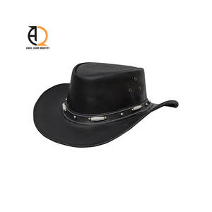 Chapeaux de cowboy tendance, nouveau style pour un usage quotidien, chapeau en cuir véritable pour homme, pour l'extérieur - Product Image 5