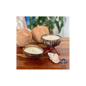 SUSTAINABLE <b>Coconut</b> Shell <b>Candle</b> Holder Soy Wax Competitive Price Bulk Quantity Top Selected From Vietnam - Product Image 1