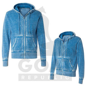 Sudadera con Capucha de Estilo Urbano, Lavado Ácido Personalizado, de la Mejor Calidad, Nueva Colección de Invierno, Básica, Mezcla de Algodón, Directo de Pakistán, OEM, con Cremallera, GOAT - Product Image 5