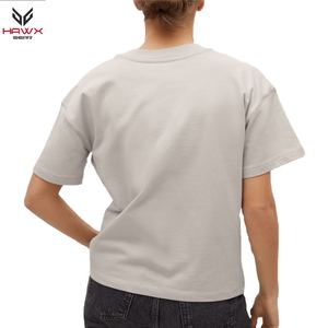 T-shirts décontractés pour femmes de couleur unie en coton tricoté bouton dentelle diamant pour adultes style imprimé d'été - Product Image 6