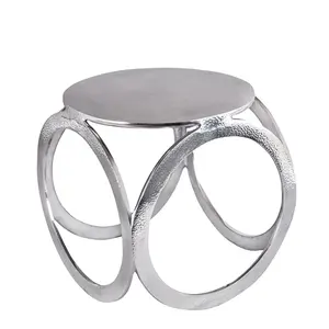 사이드 테이블 거실 낮은 높이 커피 테이블 거실 망치로 개인 의자 의자 패브릭 이탈리아 스타일 디자인