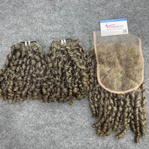 ผมต่อแบบเวียดนาม12นิ้วสีเทาธรรมชาติแบบม้วน - Product Image 5