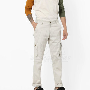 Pantalones Cargo de Lona de Alta Calidad, 100% Algodón, Suaves al Tacto, Antiarrugas, Transpirables, Ligeros, para Uso Diario - Product Image 3