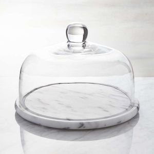 Juego de mesa de queso Cloche de mármol genuino elegante, diseño moderno para muebles para el hogar para mesa de centro en sala de estar y dormitorio - Product Image 3