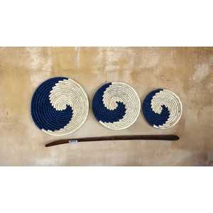 Sabai Handwoven Multicolour Bohemian Bamboo <b>Wall</b> <b>Baskets</b> Multicolour Grass and Rattan <b>Wall</b> Art Dcor - Product Image 6